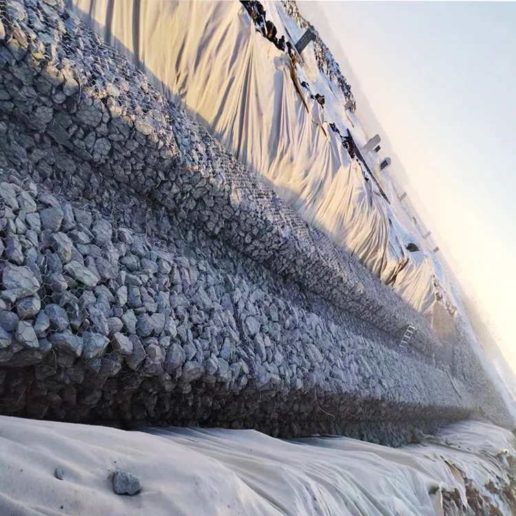 Hexagonal Gabion Box 2.4X1.5X0.3m Wall Cages/Baskets Gabion Mattresses Zinc Double Twisted Wire Mesh Moven Flood Barrier Bask