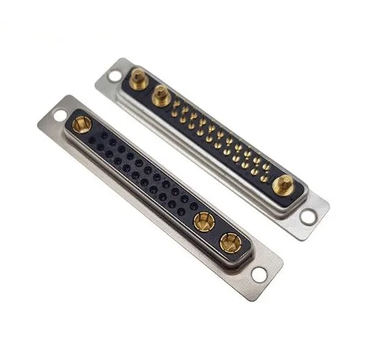 Высокомощный гнездовой разъем D-sub PCB прямой позолоченный штифт 2W2 5W1 7W2 3W3 11W1 21W1 17W2 13W3 9W4 5W5 27W2 25W3