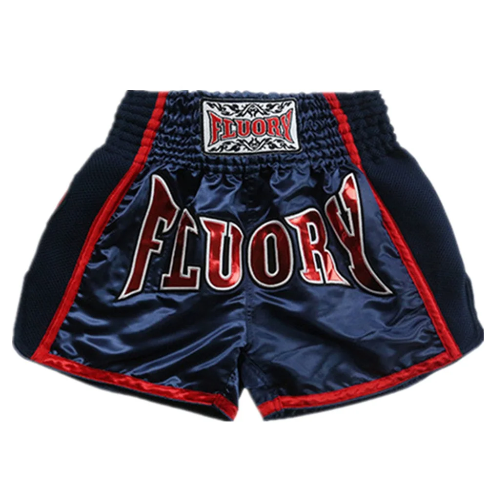  Индивидуальные Высококачественные взрослые шорты для MMA тайского бокса с шитьем нейлоновые шелковые боксеры Муай Тай простой