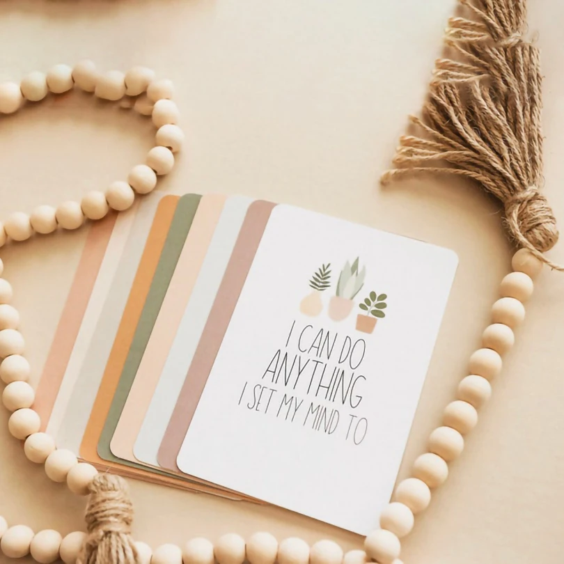 Packaging Printing Luxury Pregnancy Self Love Affirmations Cards Custom Printing Jamaican personalize Affirmation Cards