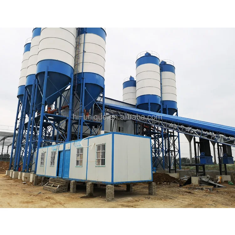 New Design Fixed Batching Plant Concrete Batching Plant Price 180m3/hr With 50 Ton Cement Silo