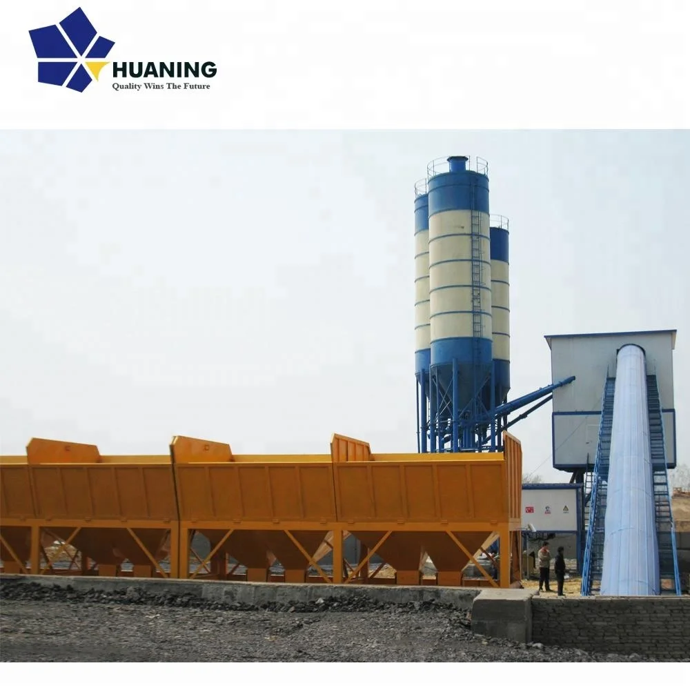 Stationary Concrete Batching Plant HZS75 have automatic control system