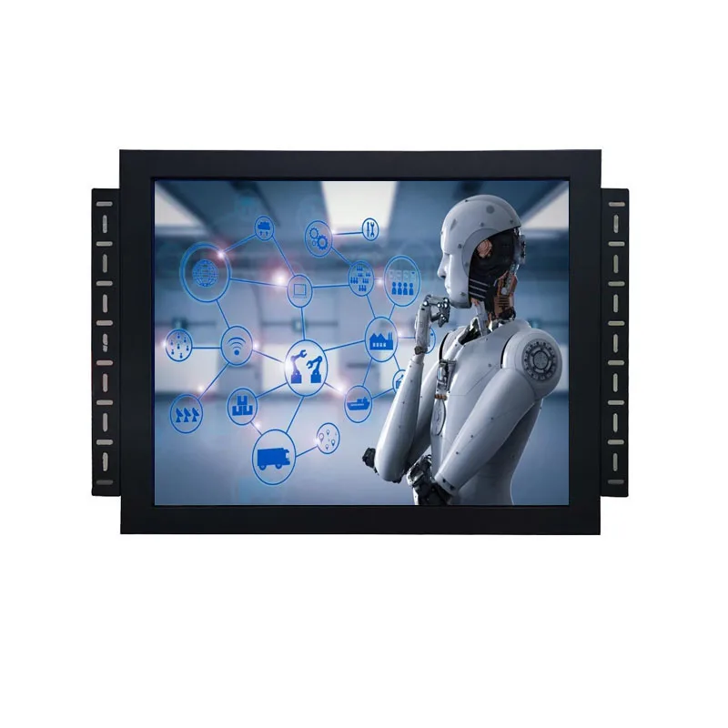 17 Inch 1280*1024 Metal Housing Industrial PCAP Multi Touch Monitor For KIOSK Industrial Use