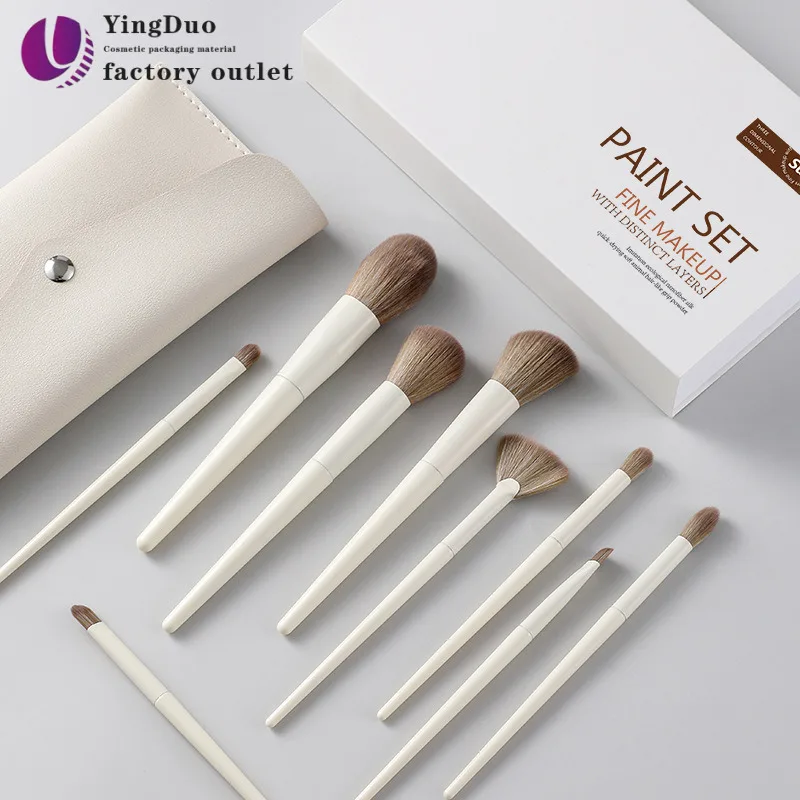 Customization 10 x makeup Soft loose foundation make-up powder blusher eye shadow high gloss brush full set zero series