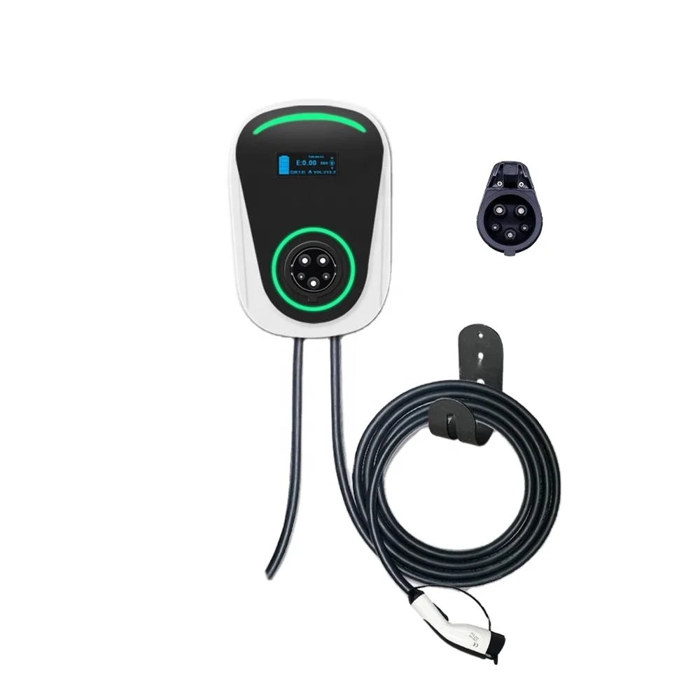 Wallbox 7 кВт Уровень 2 быстрая зарядная станция EV настенное зарядное устройство 32A настенное зарядное устройство для электромобилей