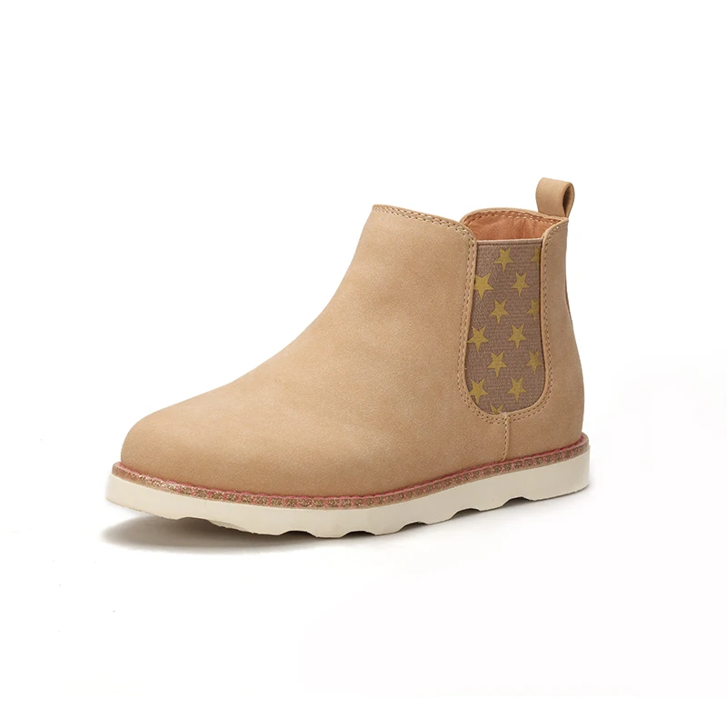 
Wholesales Casual Kids Shoes Girls Classic Printed Pentagram Elastic Slip-on Boots Toddler 12 Years Old 