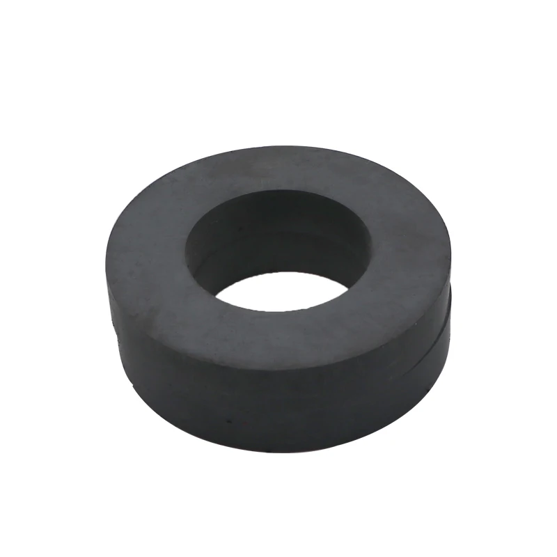 Custom Made Ceramic Black Various Shapes Strong Disc Block Ring Ferrite Magnet