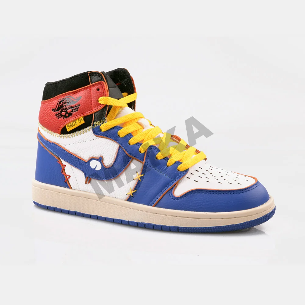 Original Customize Men Blank Skateboard Manufacturer Cheap Inflatable Custom High Low Cut Sole Leather Sneaker Shoes