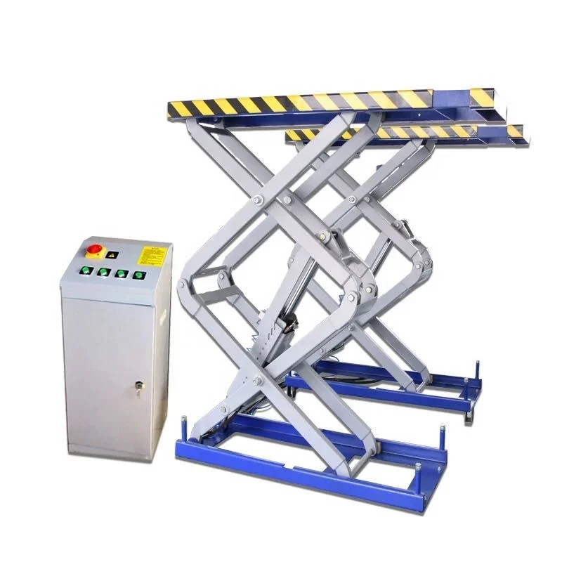 Cheap 3.5T in-ground scissor lift auto lift scissor cheap car ramp