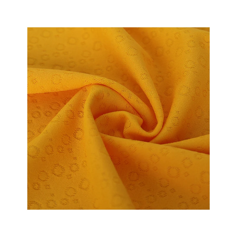 Popular double knit jacquard fabric for swimwear wholesale
