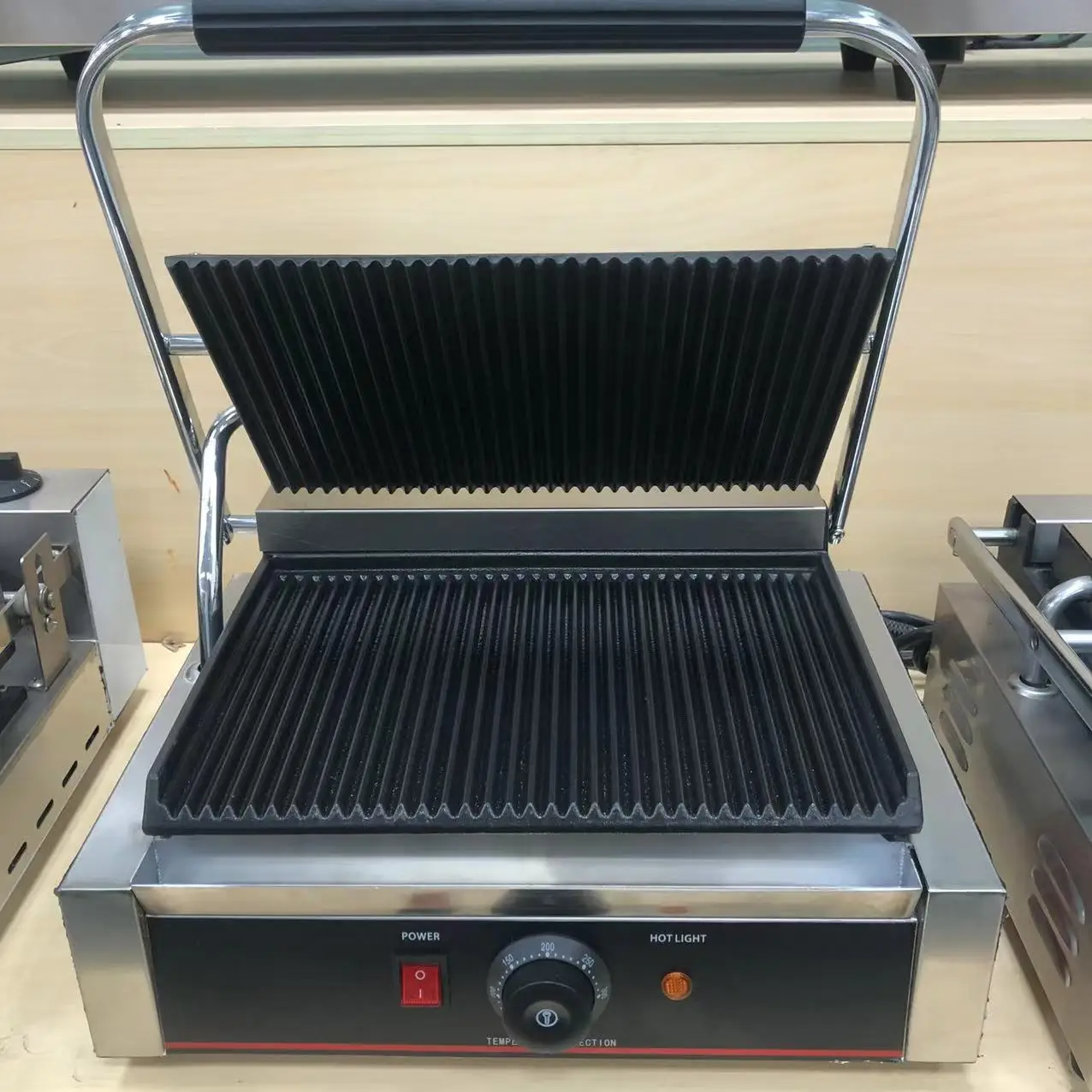 High Quality Electric Panini Grill Machine Commercial Electric Panini Contact Grill Press board grill