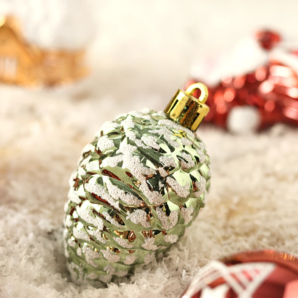 12pcs plastic Christmas ball sets hanging tree Christmas ornament holiday decorations Christmas items