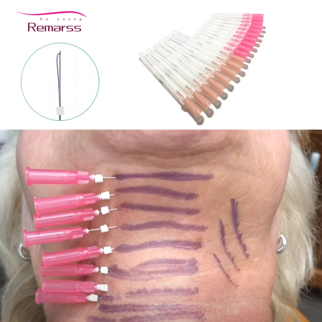 cog 4d 3d 6d 8d  21g100mm for jawline face lift pdo thread korea with cheap price