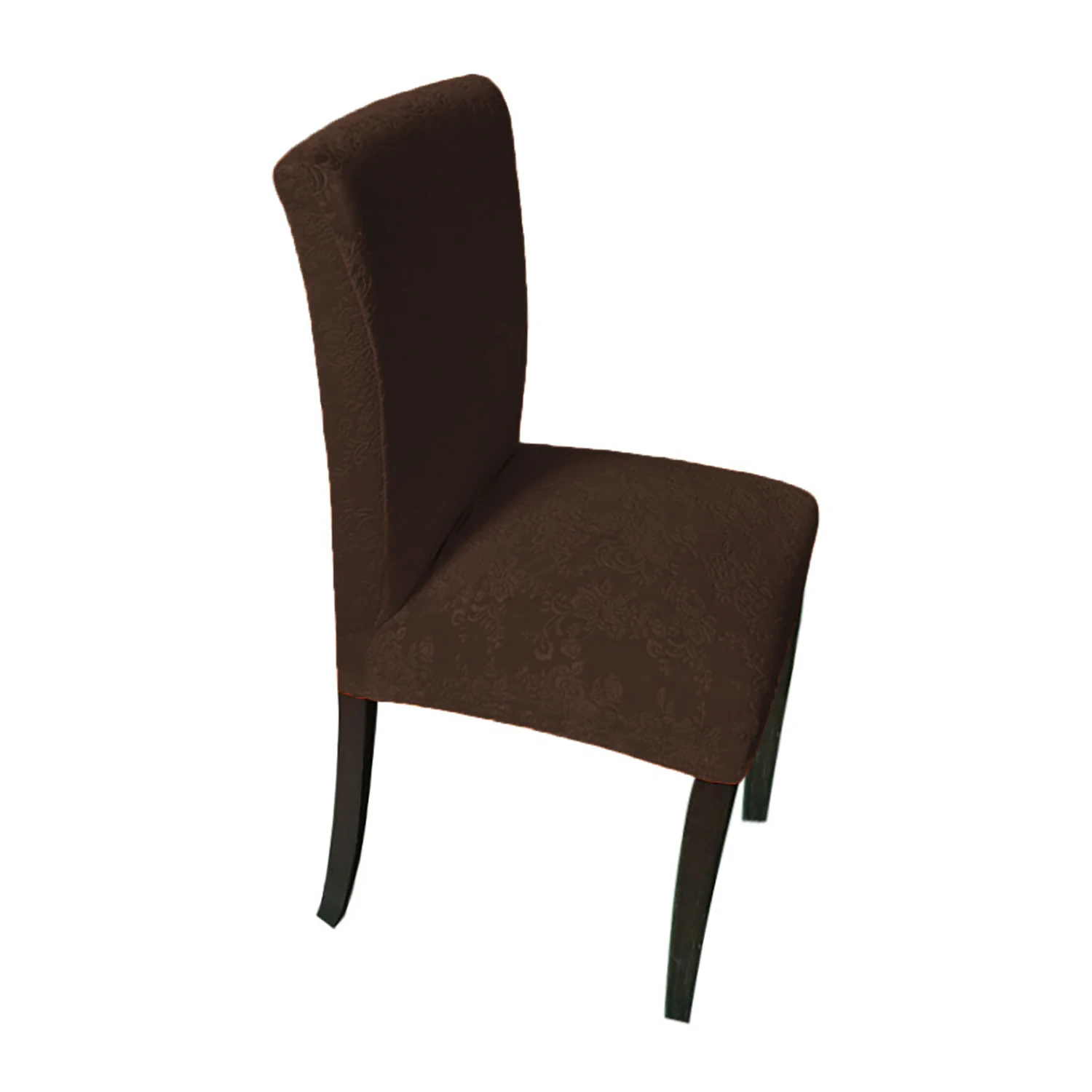 Removable Washable Furniture Protector Slipcovers Fitted Stretch Velvet Dining Chair Seat Covers