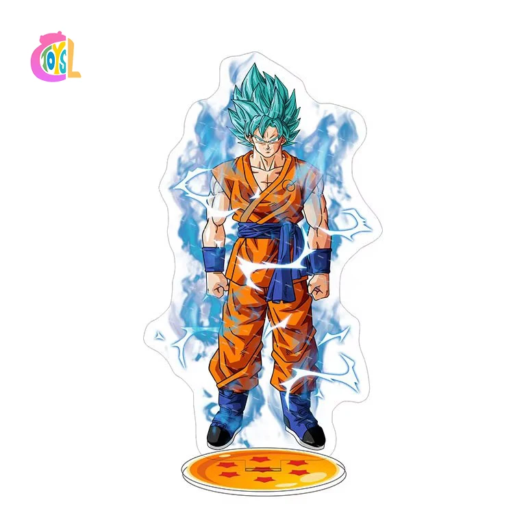 40 Style Anime Acrylic Standee DBZ Son Goku Anime Acrylic Stand DBZ Shenron Vegeta Torankusu Figure Model Plate Standing
