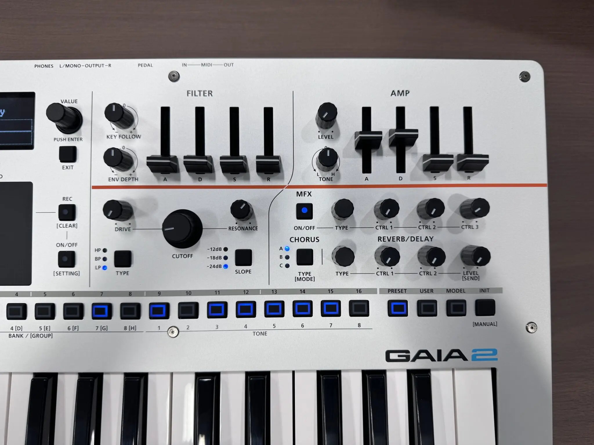 Roland синтезатор Gaia 2 Профессиональная Аранжировка клавиатуры