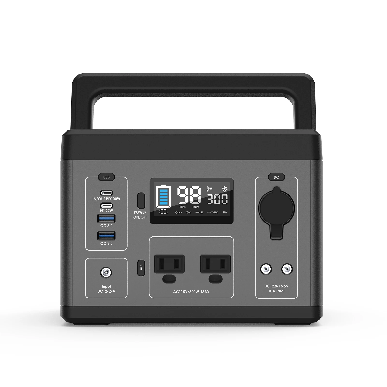 2024 110v 220v 230v 240v outdoor solar camping power station solar panel ups portable power station