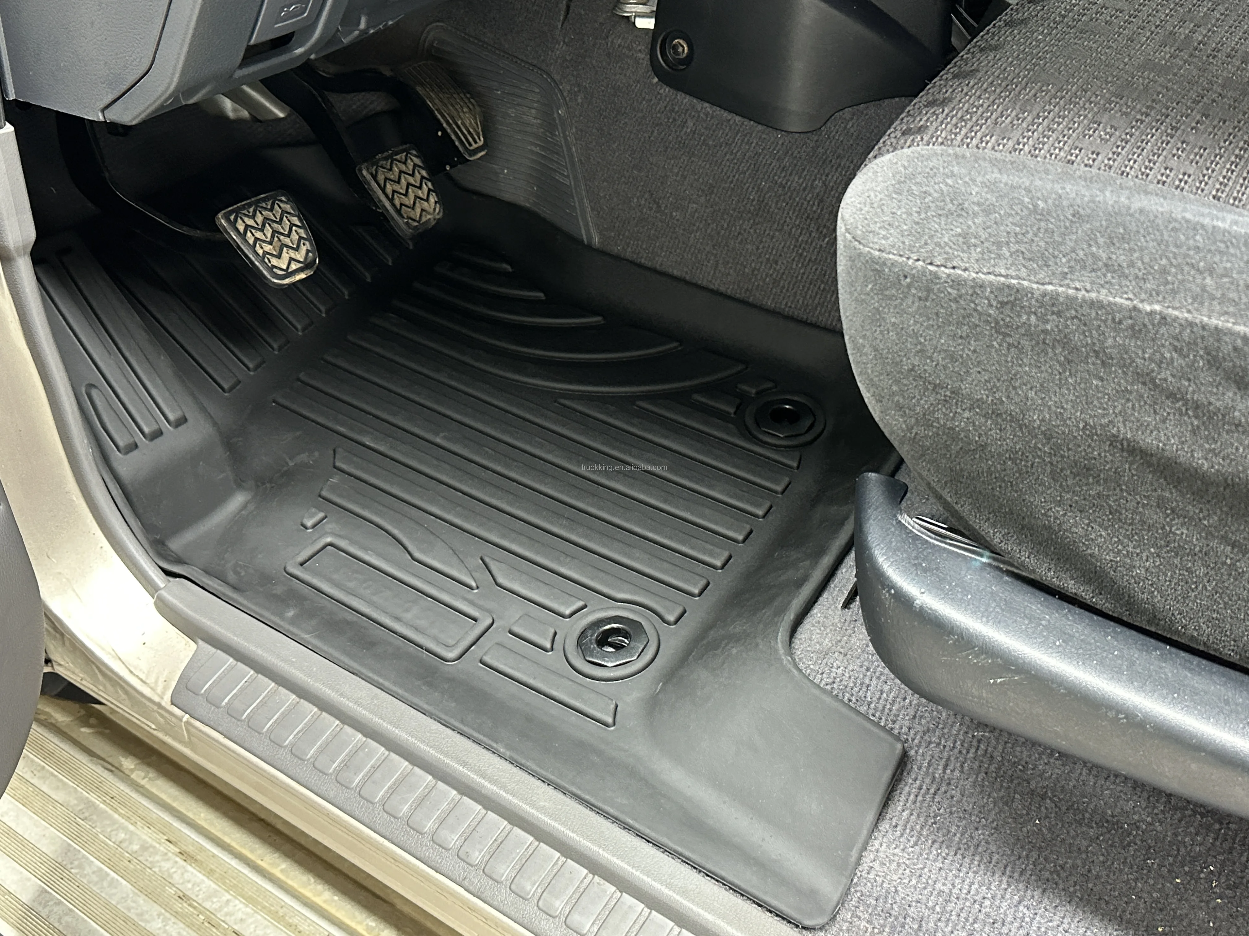 Custom-fit 3d Car Mats For Toyota  LC76/79series Floor Liners Auto Interior Accessories Car Carpets Moulded Tpe Rubber Mats