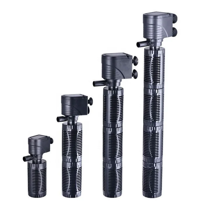 Quanlong 3 in 1 submersible fish tank water pump filter for aquarium