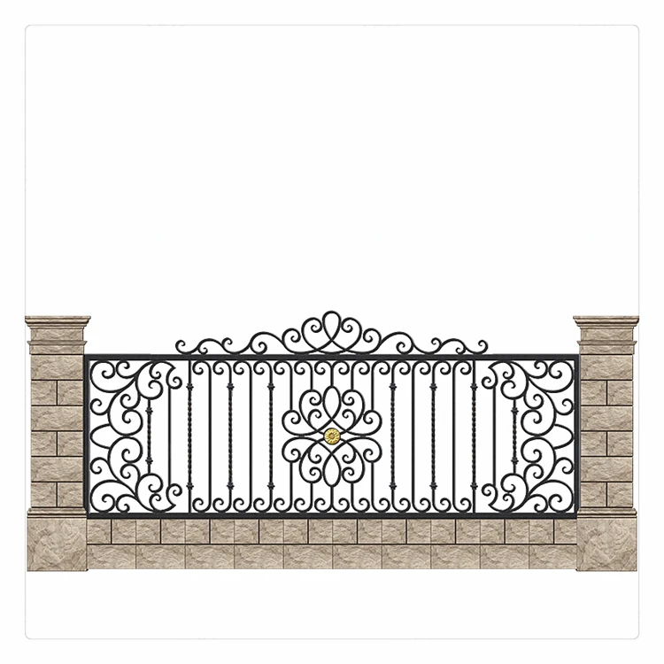 Designs Outdoor Balcony Used Wrought Iron Railings