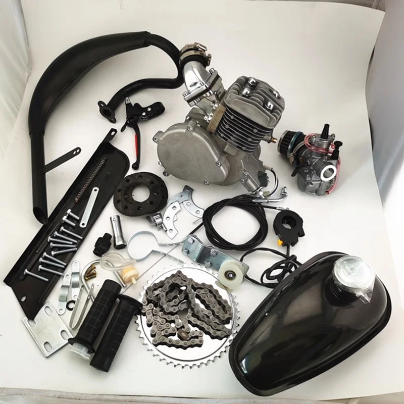 High quality Gas bicycle motor kit 2 stroke 80cc motorized with special cylinder and window piston YX80B