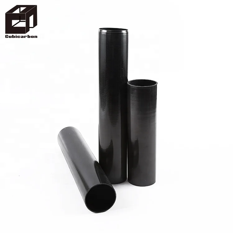 FRP fiberglass tube 3K glossy fiber glass carbon fiber composite tubes