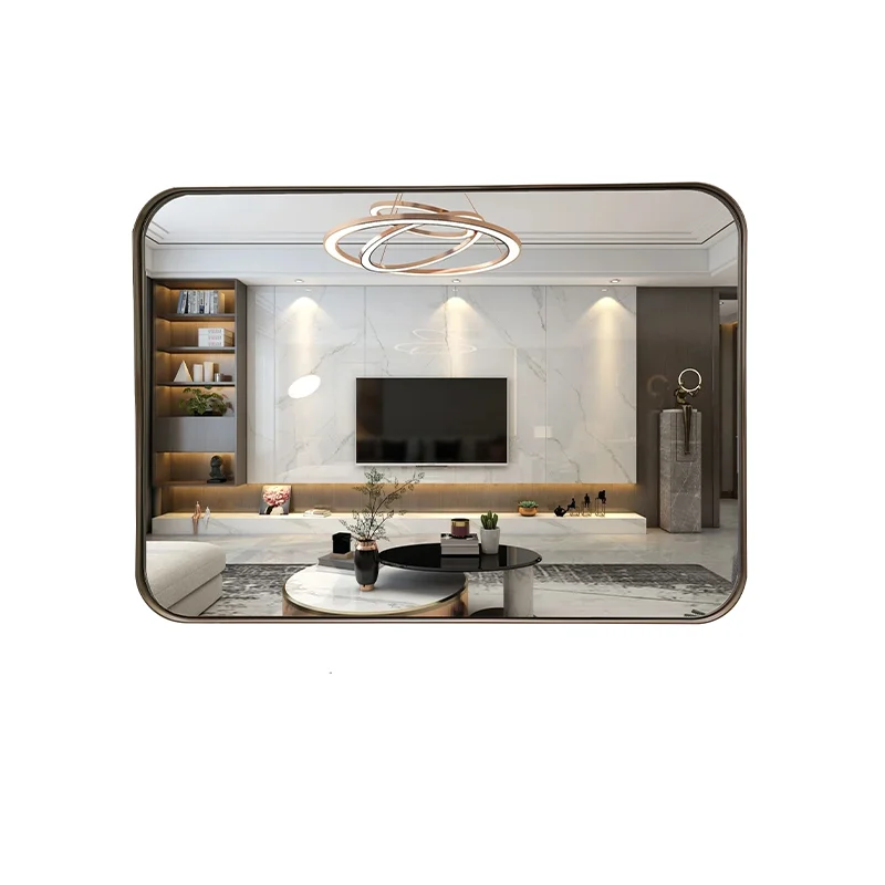 custom herschel luxury large big gold metal dressing bathroom full length long home decor inset wall mirror miroir spiegel