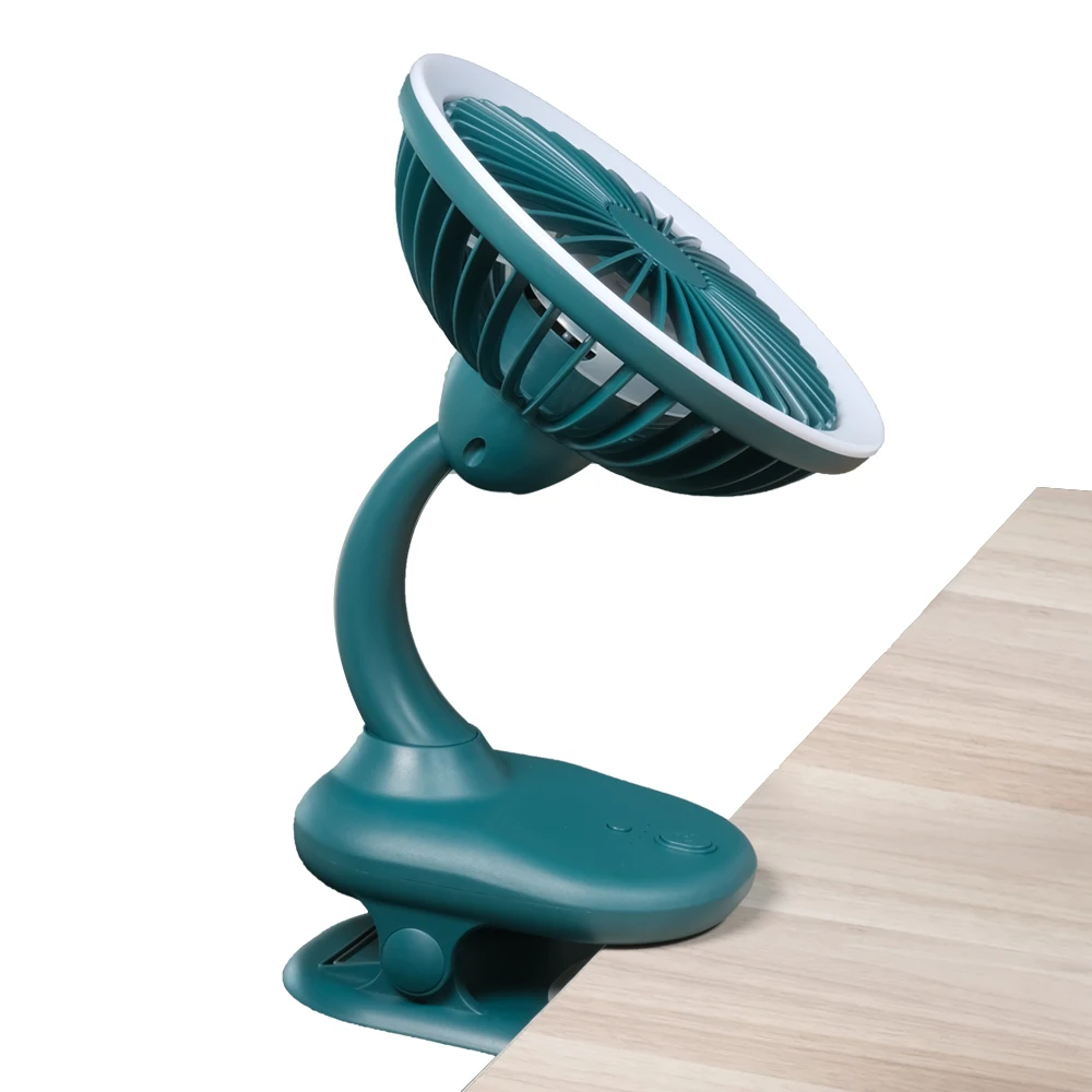 Electric Portable Fan Clip Fan 3 Speeds with Strong Airflow Sturdy Clamp Portable Clip Desk Fan