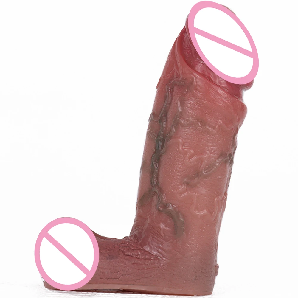 FAAK 5 Inches Delay Ejaculation Penis Sleeve Cock Sleeve For Men Strap-on Dildo Penis Extension