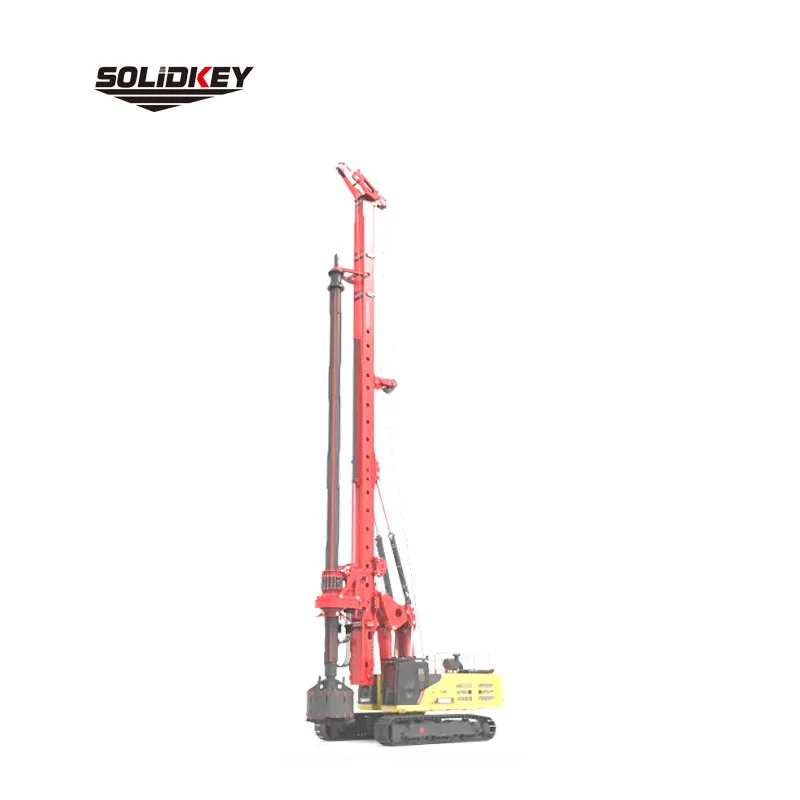 High Quality Hydraulic Borehole Photovoltaic Solar piling rig Pile Driver for Solar Project mine drilling rig machine