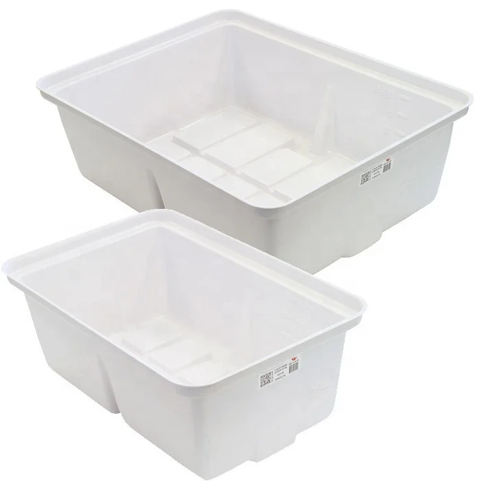 Vertical Farming Greenhouse Water Irrigation 2x4 2x8 4x4 4x8 ABS Plastic Hydroponics Runoff Flood and Drain Tray For Plants