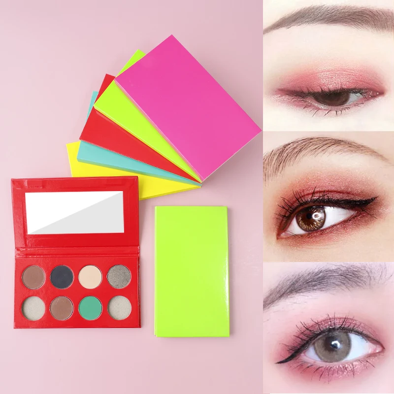 Wholesale DIY 8 Colors Private Label Eyeshadow Palette Pigment Makeup Palette Eyeshadow Custom Logo