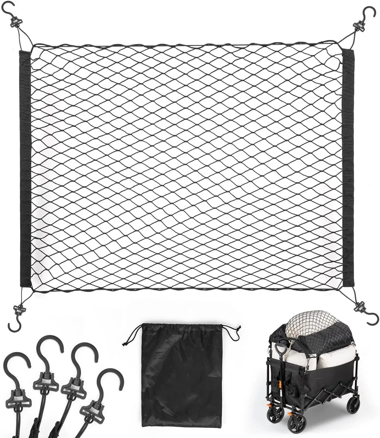Wagon Net for Utility Folding Garden Cart Outdoor Cover