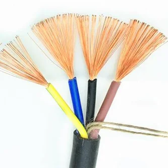 Zr Electrical Wire Power Cables Rvv Cable 4 Core 15mm 25mm 4mm 6mm multicore Flexible 2.5 mm electrical wire