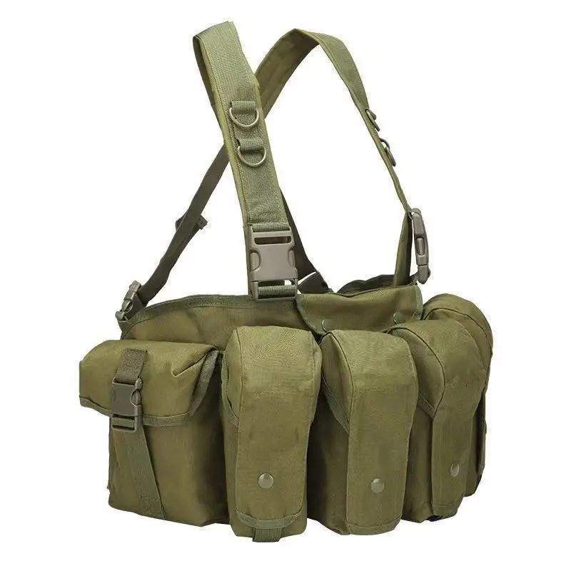 Wholesale Large Loading Pice Mitary Combat Training Magazine Pouch Chest Rig Tactical Vest