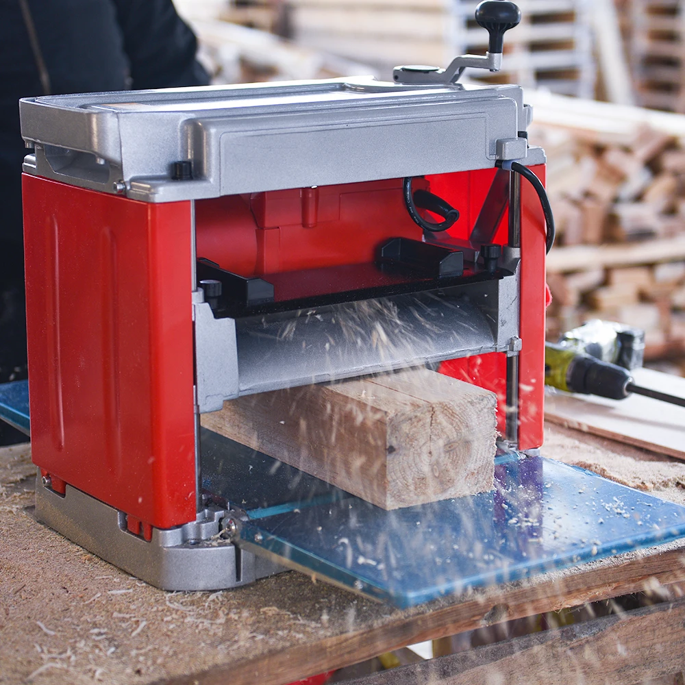 MPT 1650W electric mini bench wood thickness planer machine for woodworking