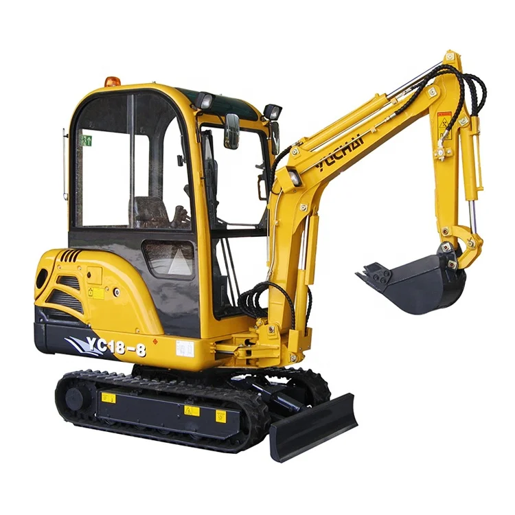 YC15-8 1625KG 1725KG 0.04CBM YUCHAI Mini Excavator Prices