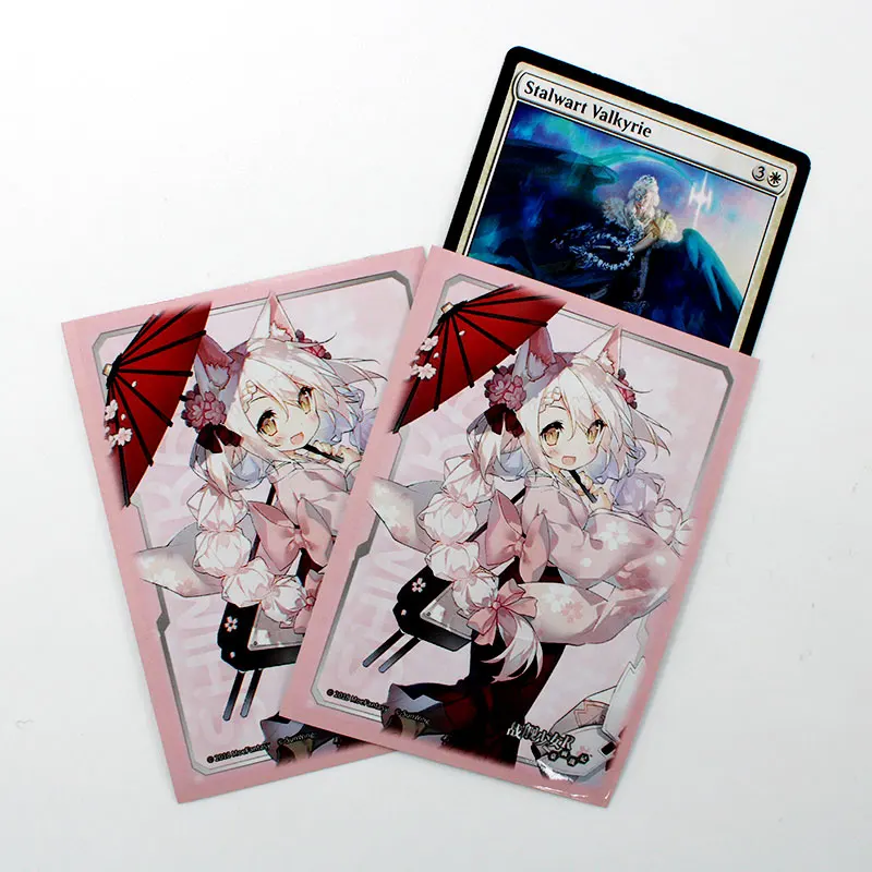Art Printed Card Sleeves for Board TCG MTG Yugioh Custom Anime Game Cards Deck Protector sleeve