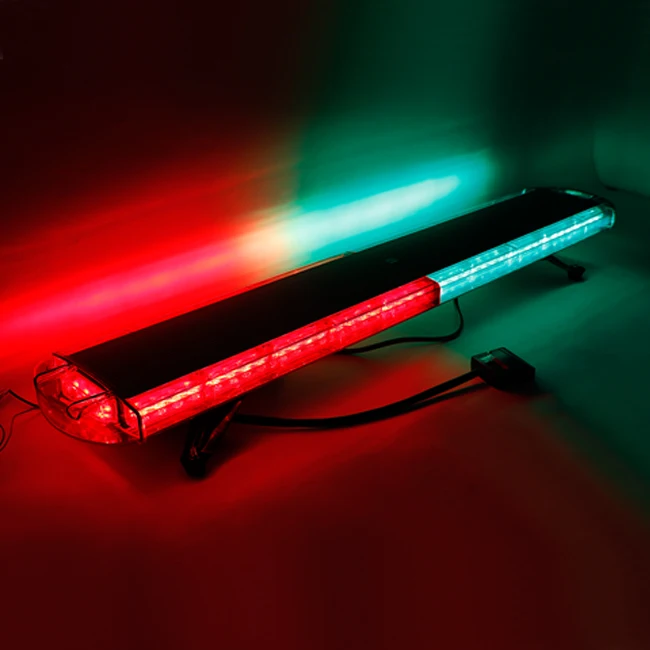 24V emergency vehicle warning flashing firefighters ambulance light led bar