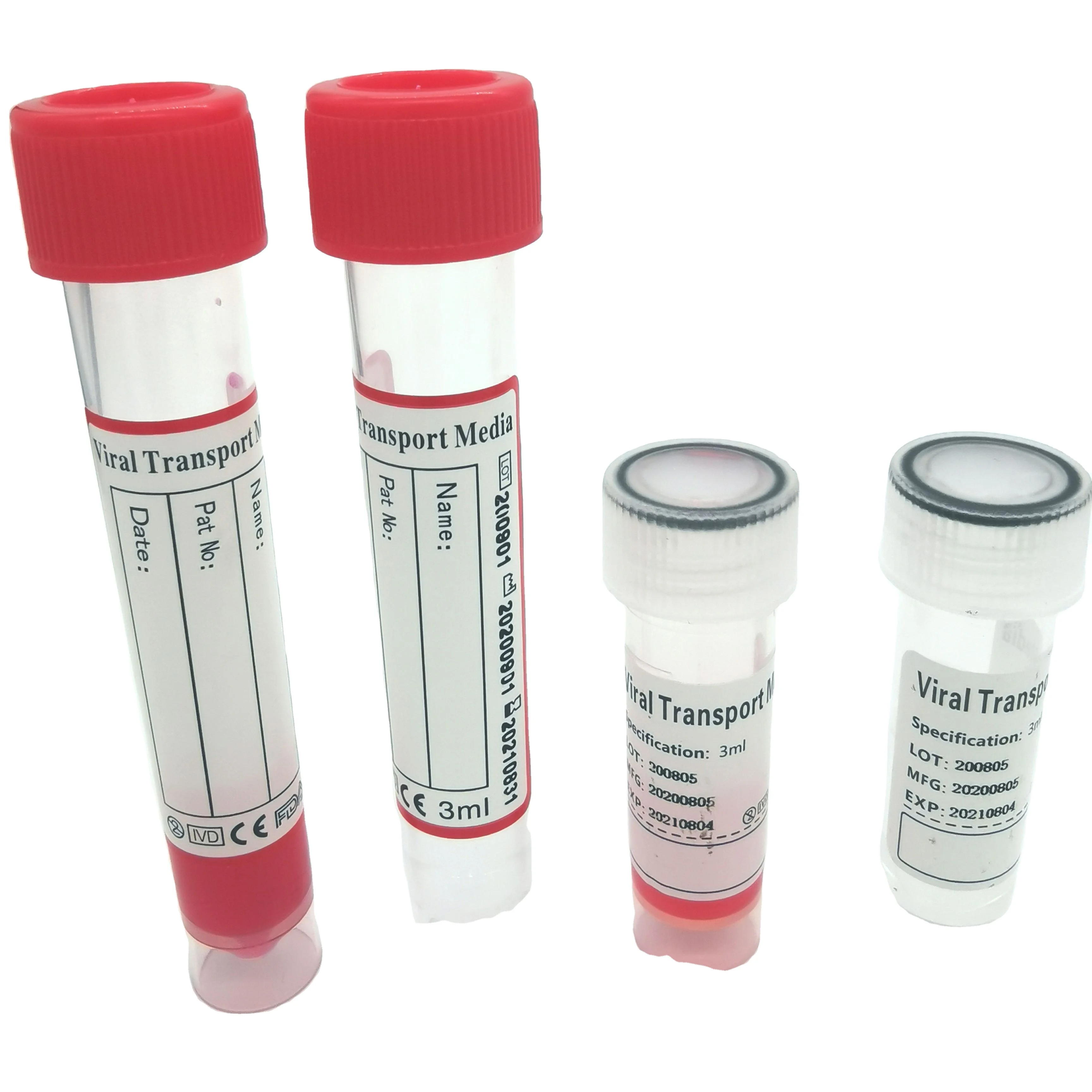 
Новые Медицинские товары, вирусная транспортировка, набор для проб, ватные тампоны, трубка vtm 