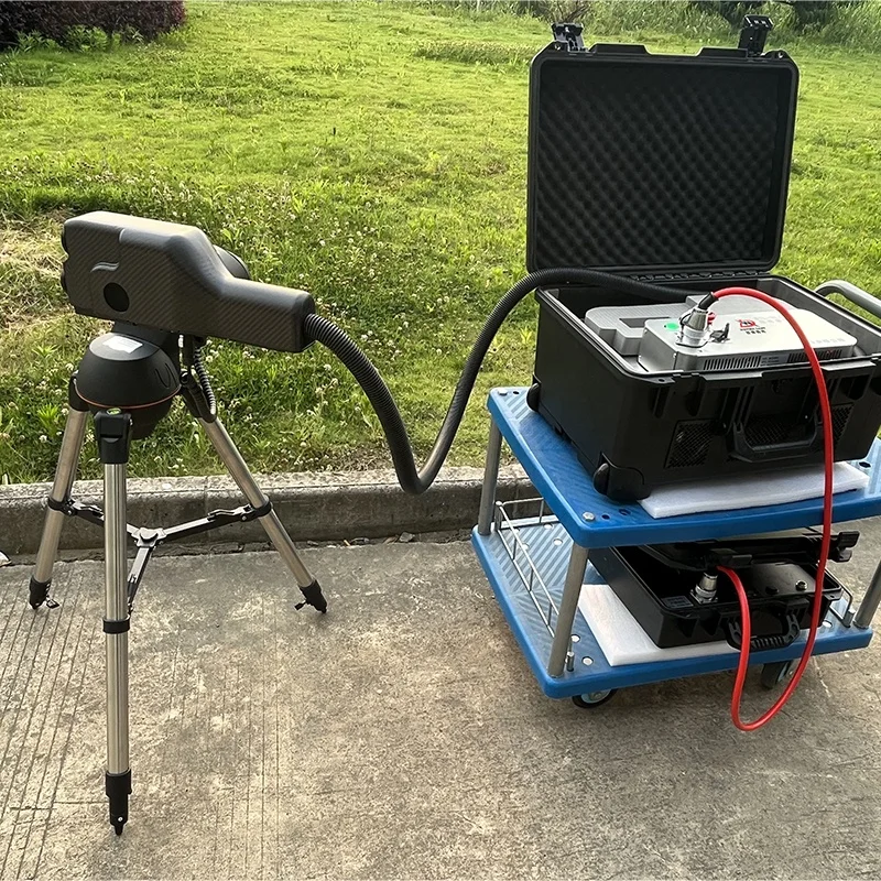 200w 500w Portable Fiber Laser Obstacle Remover Cleaning Machine Laser Obstacle Remover Factory