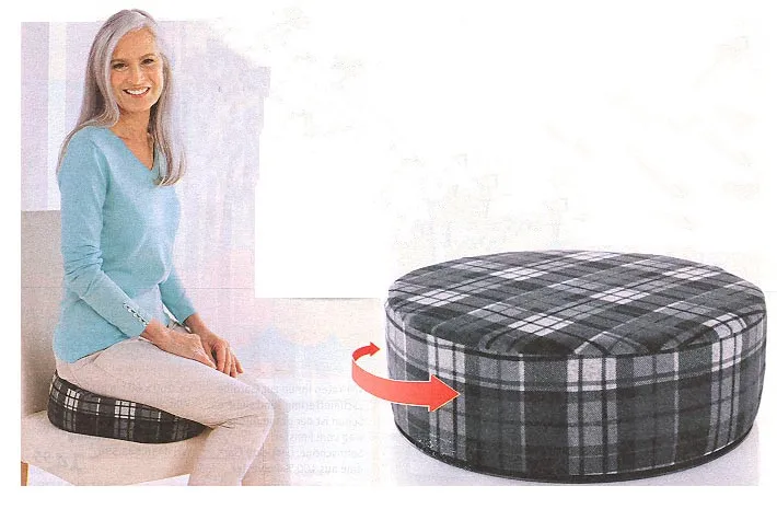 Customized  extra thick high foam swivel  seat cushion for car and office