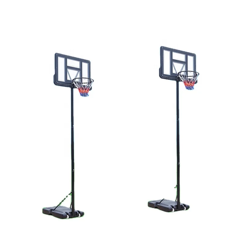Customizable logo Removable Adjustable height portable basketball hoop basketball stand for teenager children family adult
