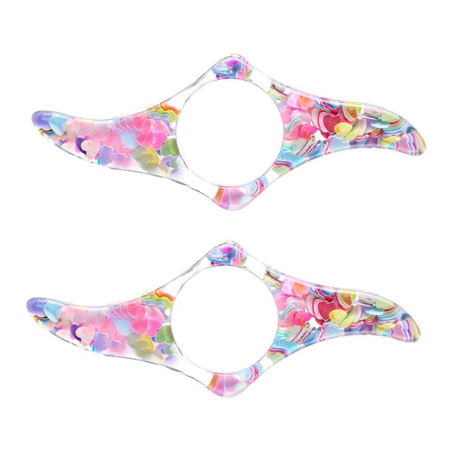 New Bookmark Crystal Resin dried flower Daisy embossed reader Ring Bookmark