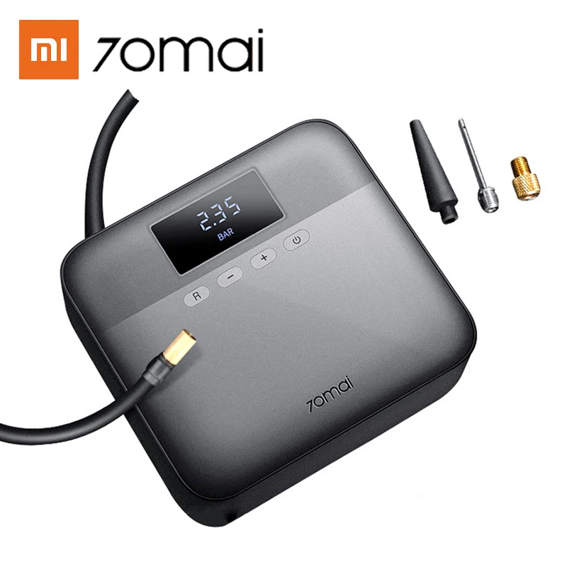  Воздушный компрессор XIAOMI 70mai 12 В 70 MAI портативный Электрический автомобильный воздушный насос мини-компрессор для накачки шин