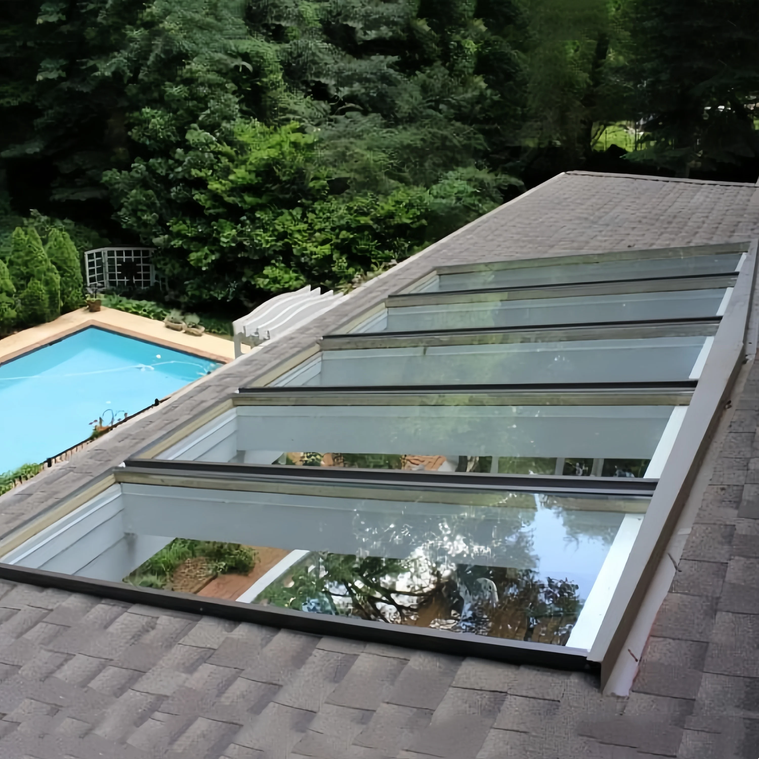 Customized High Quality Cheap Price Environmental Ceiling Skylight Roof Top Windows Hail Proof artificial skylight for sale