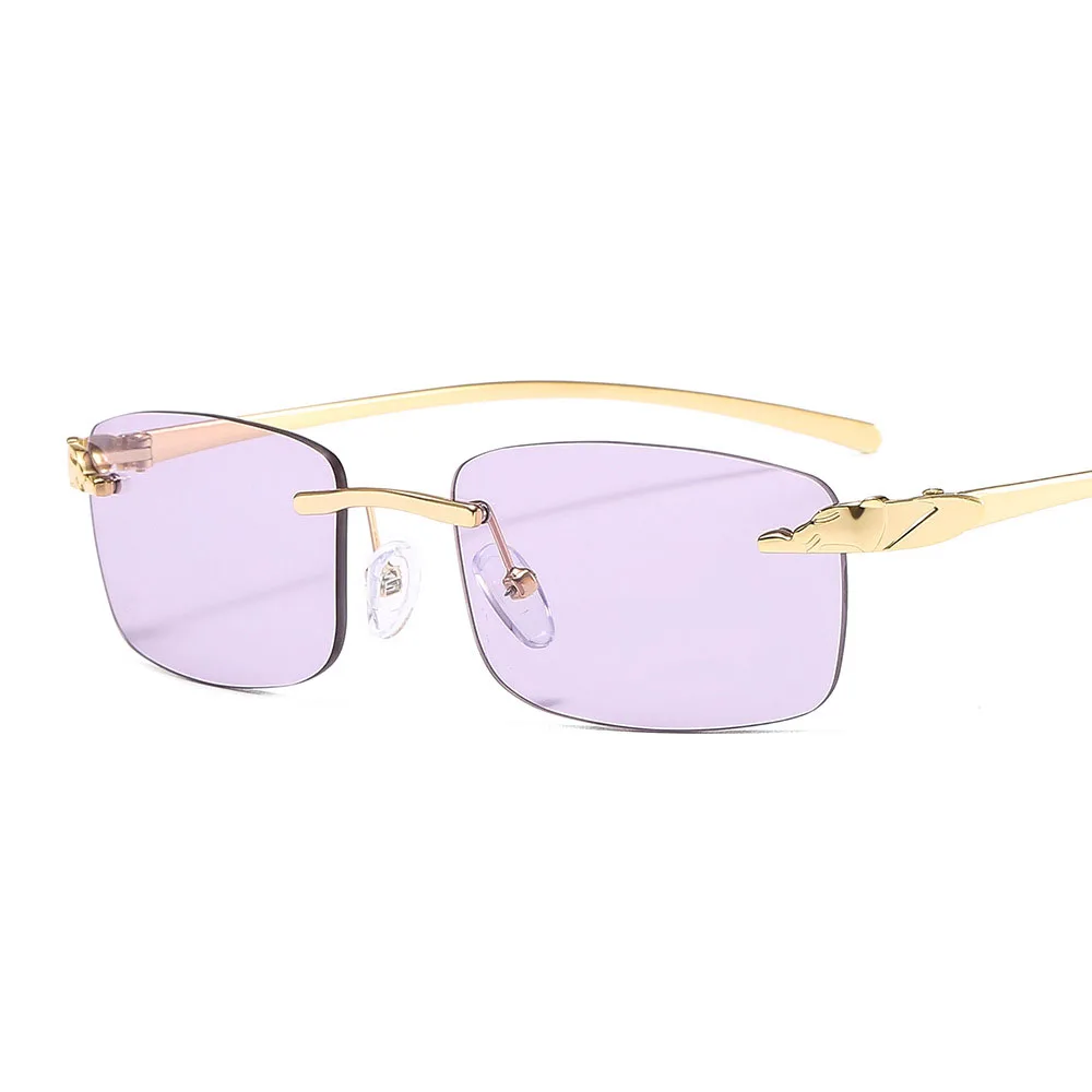 stylish luxury2020 frameless eyewear sunglasses women eye wear glasses