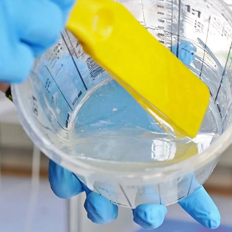 LT-5078A Clear Crystal Art Resin Coating 100% Solid Two Component Epoxy Resin For Bar Tops Table Top