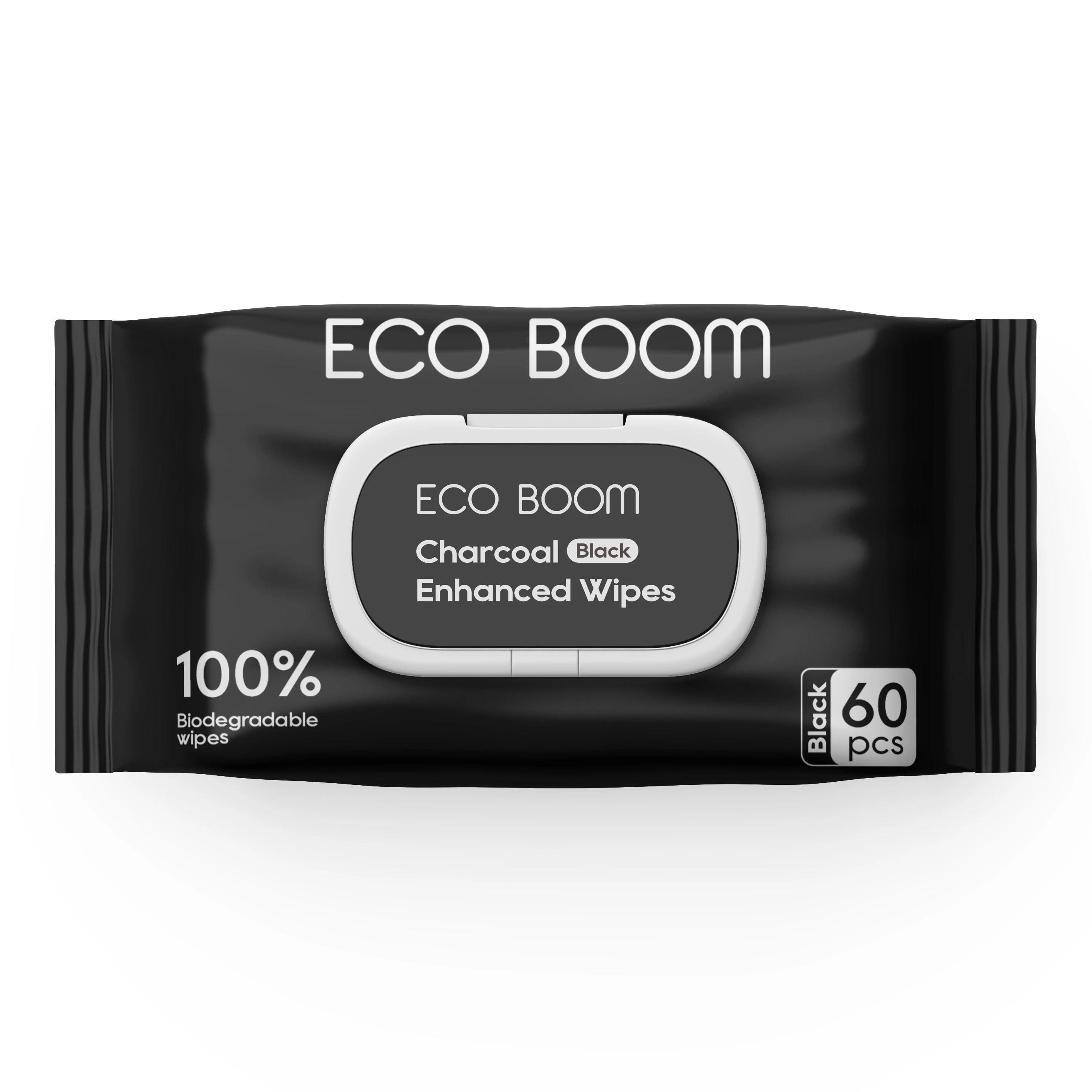 ECO BOOM  oem dispenser travel sell unscented organic cotton compostable wet baby wipe 120 pcs