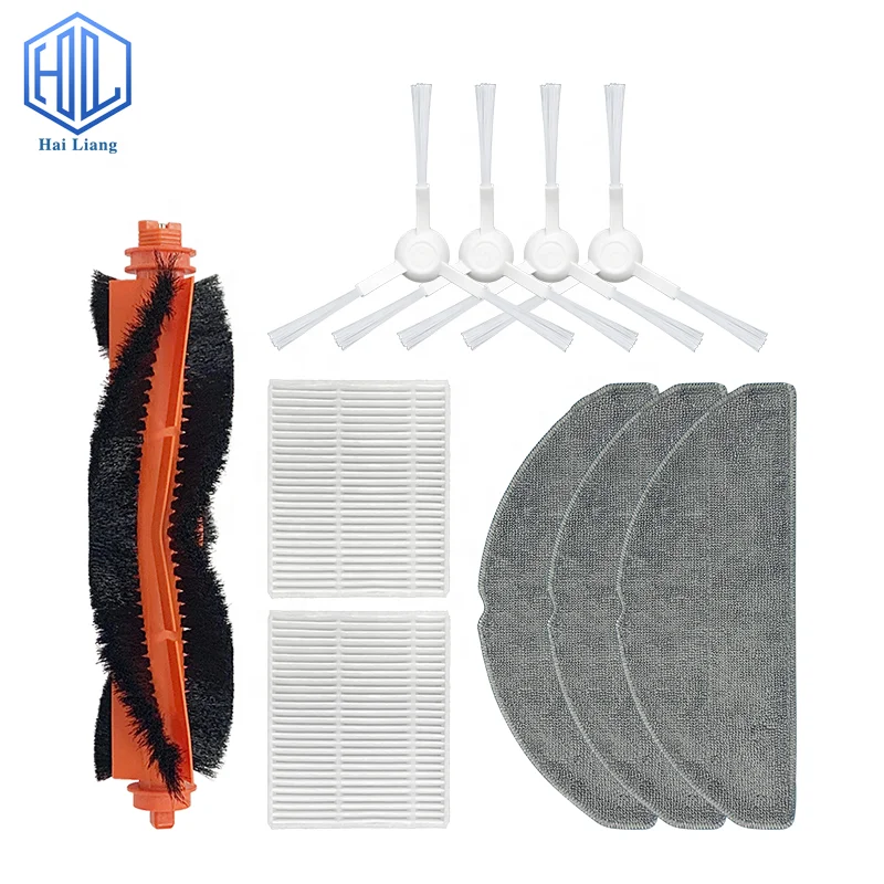Replacement Spare Parts For Xiaomi MIJIA 3C E10 B112 E12 Robotic Vacuum Cleaner Roller Brush Edge Brush Hepa Filter Mop Cloth